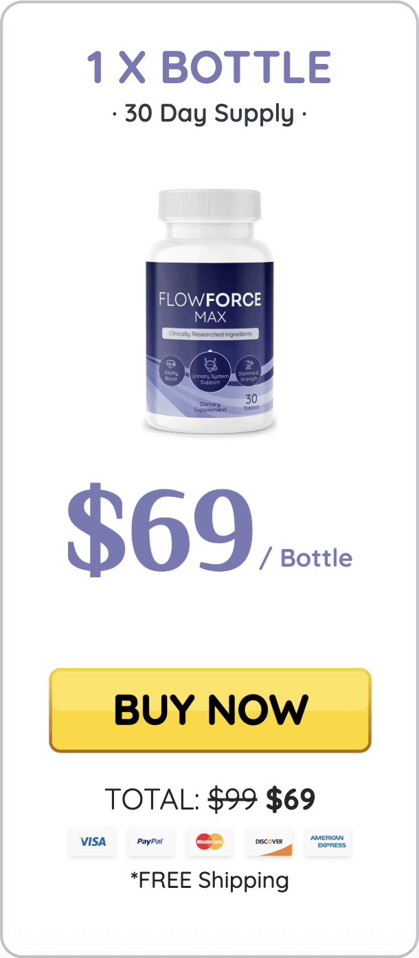FlowForceMax 1 bottle 30 day supply with pricing